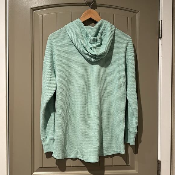 L.L. BEAN Hooded Knit Sweater sz M - Picture 4 of 5